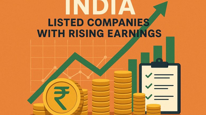 India listed companies with rising earnings